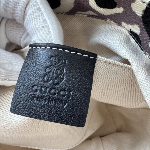 Auth GUCCI leopard Hand Bag Tote Bag - Picture 7 of 11